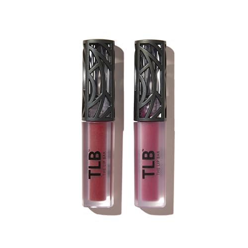 The Lip Bar Vegan Liquid Matte Lipstick Duo - High Pigment, Nourishing, 2 Shades