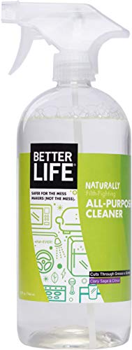 Better Life All Purpose Cleaner - Powerful, Gentle Formula for Home & Kitchen - 32oz Clary Sage