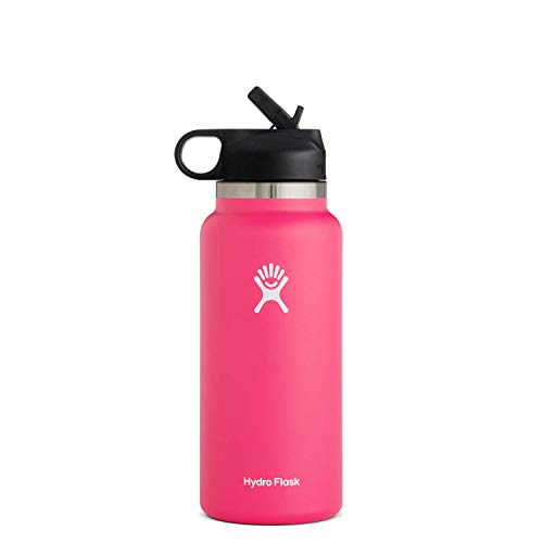 Hydro Flask Water Bottle - Insulated Design, BPA-Free, 32 oz Wide Mouth, Watermelon