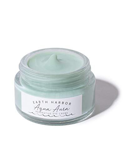 Earth Harbor Eye Cream - Reduces Fine Lines & Dark Circles, Blue Tansy & Seaweed Collagen - 1/2 oz