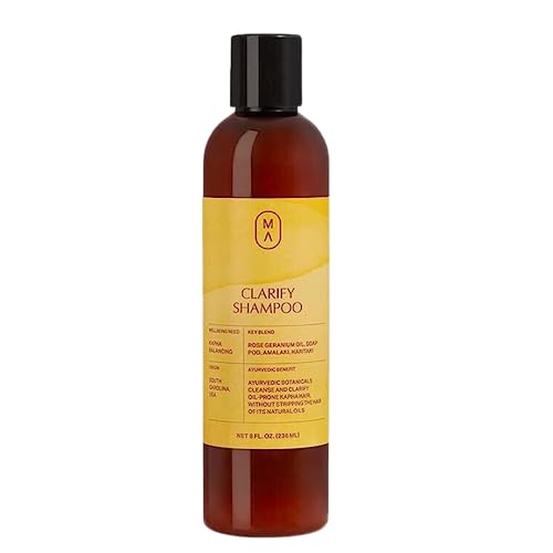 Maharishi Ayurveda Clarify Shampoo - Natural Hair Growth, Non-GMO, Vegan - 8 fl oz