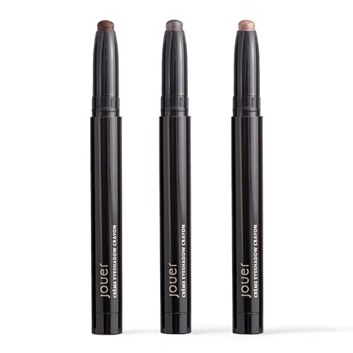 Jouer Crème Eyeshadow Trio - Waterproof, Highly Pigmented, Dermatologist Tested - 3 Shades