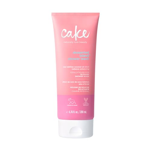 Cake Beauty Body Wash - Hydrating Coconut Oil & Aloe, Vegan & Cruelty-Free - 7oz