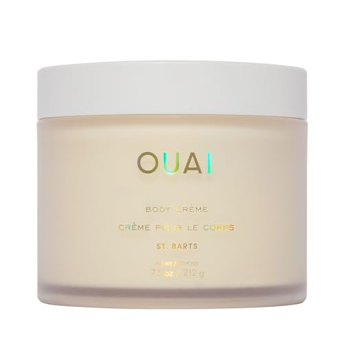 OUAI Body Cream - Hydrating Whipped Formula with Cupuaçu Butter and Squalane - 7.5 Oz