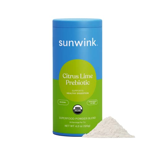 Sunwink Superfood Bundle - Digestive Health Support, Organic Detox Greens & Prebiotic Fiber - 15oz