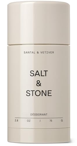 SALT & STONE Natural Deodorant - Extra Strength with Spirulina, Probiotics & Hydration - 3oz