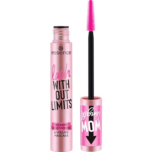 essence Lash Without Limits Mascara - Extreme Length & Volume, Vegan, Cruelty Free - 01 Extra Black