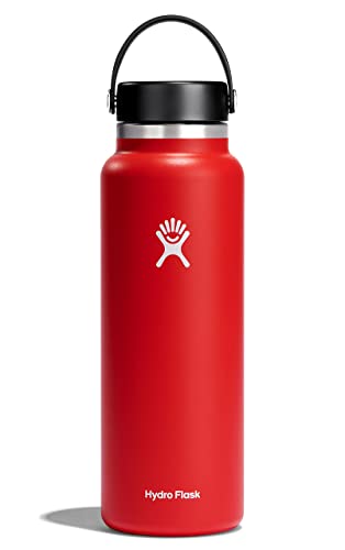 Hydro Flask Water Bottle - Insulated, Leakproof, Pure Taste - 40 Oz, Keeps Drinks Cold/Hot