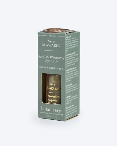 No. 8 REAWAKEN Eye Serum - Brightening & Lifting with Caffeine, Peptides, Colloidal Gold - 30ml