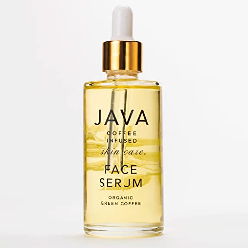 JAVA Skin Care Caffeine Face Serum - Hydrating Anti-Aging with Green Coffee & Argan Oil - 1oz