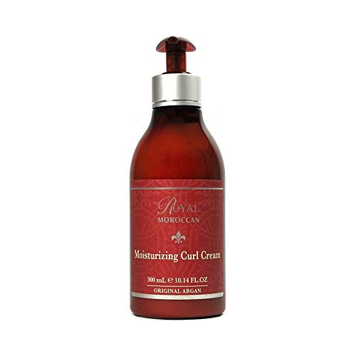 Royal Moroccan Curl Cream - Frizz Control, Moisturizing Argan Oil, Color-Treated Hair - 300ml