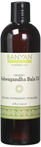 Banyan Botanicals Ashwagandha Bala Massage Oil - Nourishing for Muscle Recovery & Strength - 12oz