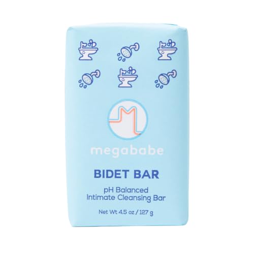 Megababe Bidet Bar - pH Balanced Cleansing for Intimate Areas with Soothing Botanicals - 4.5 oz