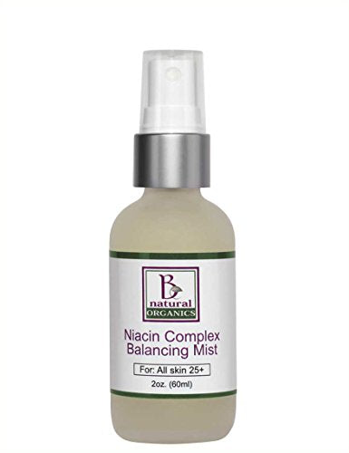 Be Natural Organics Face Mist - Balances Skin, Reduces Fine Lines, Hydrating - 2 Oz