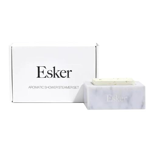 Esker Aromatic Shower Steamer Set - Spa Experience with Vegan, Cruelty-Free Ingredients - 2 Scents