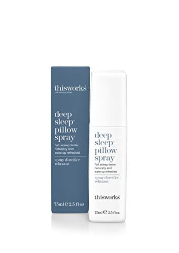 thisworks Deep Sleep Pillow Spray - Natural Sleep Aid, Calming Lavender Blend - 75ml