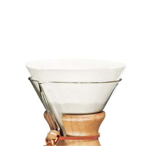 CHEMEX Bonded Filter - Pure Flavor Extraction, Compostable & Thicker Design - 100 ct Pack