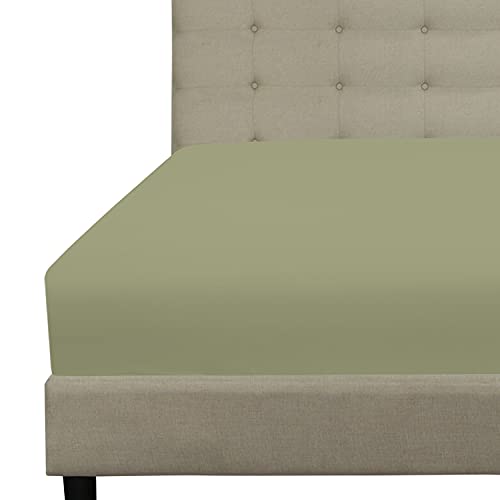 Royale Linens Fitted Sheet - Soft & Comfortable, OEKO-TEX Certified - California King, Sage Green