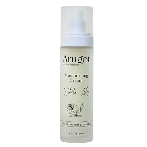 Arugot White Lily Moisturizer - Lightweight Acne Treatment with SPF, 1.7oz for Clear Skin