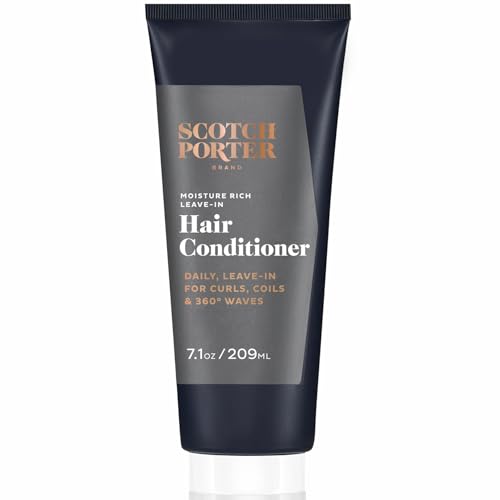 Scotch Porter Leave-In Conditioner for Men - Hydrates, Reduces Frizz, Vegan - 7.1oz