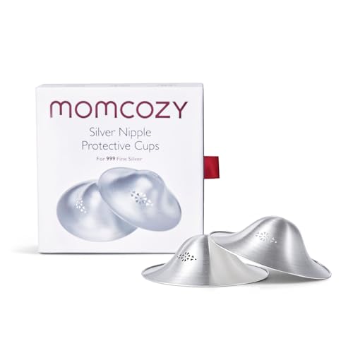 Momcozy 999 Silver Nipple Butter - Hypoallergenic, Breathable Design, Regular Size