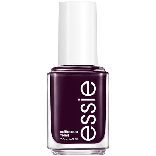 essie Nail Polish - Vegan Eggplant Purple, Glossy Shine, Professional Application - 0.46 fl oz