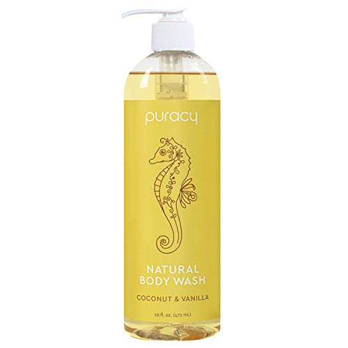 Puracy Body Wash - 99.3% Natural, Moisturizing Cleansing Gel for All Skin Types - 16 Fl Oz