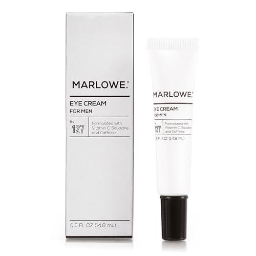 MARLOWE. No. 127 Eye Cream - Reduces Puffiness & Wrinkles with Vitamin C, Caffeine - 0.5 FL Oz