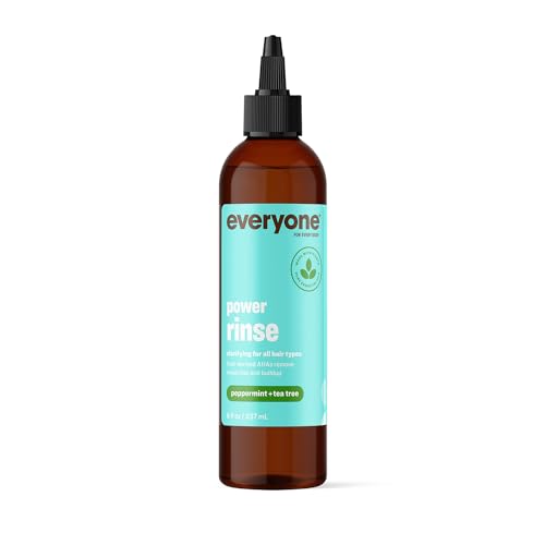 Everyone Hair Care Power Rinse - Detox Scalp Cleanser with Peppermint & Tea Tree - 8 fl oz