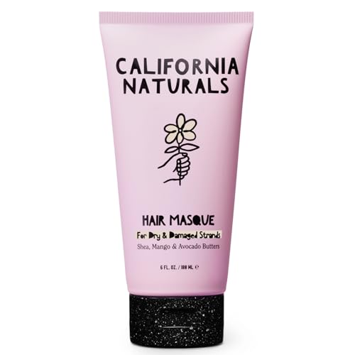 California Naturals Hair Mask - Deep Conditioning with Shea Butter for All Hair Types - 6 fl oz