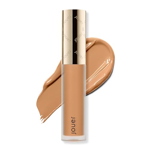 Jouer Concealer - Brightening & Full Coverage, Hyaluronic Acid & Resveratrol - Soft Matte, Custard