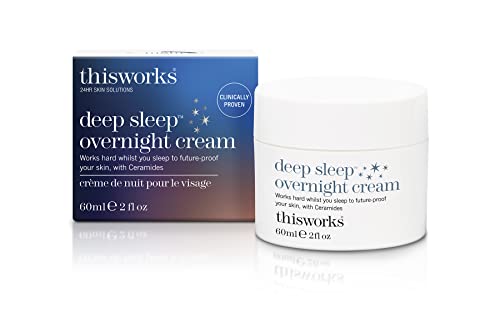 THISWORKS Deep Sleep Overnight Moisturizer - Hydrates, Fights Fatigue, Persian Silk Tree - 60ml