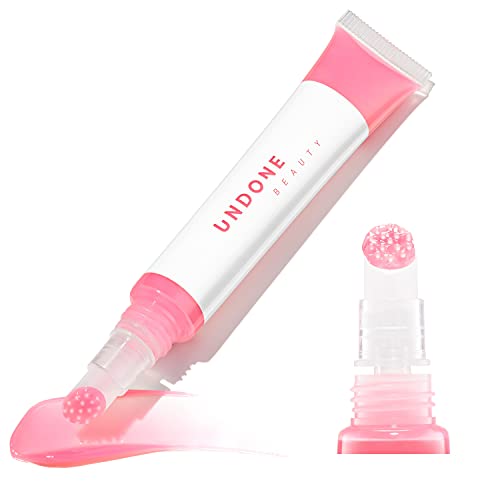 UNDONE BEAUTY Lip Balm - Moisturizing Tint, Exfoliating Tip, Paraben-Free, 0.15oz INFINITE PINK