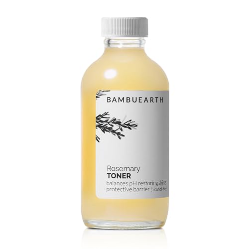 Bambu Earth Rosemary Face Toner - Alcohol-Free, Organic Ingredients, EWG Certified - 4 oz