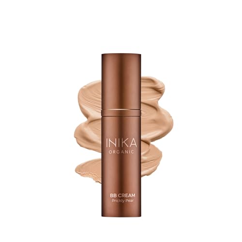 INIKA Organic BB Cream - Hydrating Botanical Formula for Balanced Skin Tone, Beige, 1 fl oz