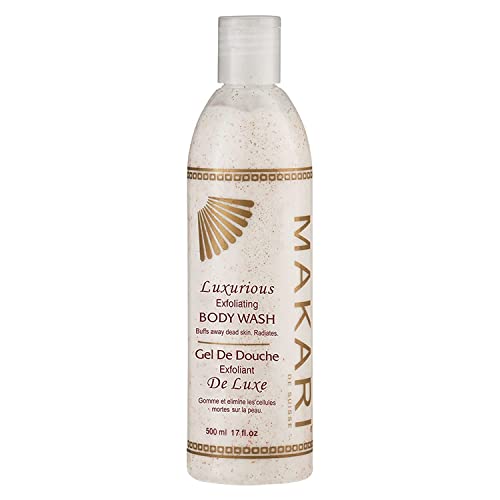 Makari Body Wash - Exfoliating Cleanser with Plant Extracts, Brightens & Revitalizes - 500ml