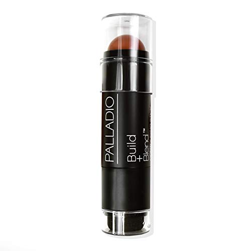 Palladio Contouring Makeup Stick - Long-Wear, Hydrating Formula with Blender Sponge - 0.23oz