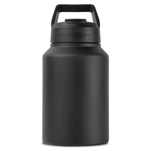 HydroJug 64oz Stainless Steel Water Bottle - Triple-Insulated, BPA-Free, Leakproof - Cold 24 Hrs