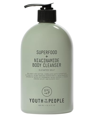 Youth To The People Body Cleanser - Nourishing Gel with Kale & Green Tea for Soft Skin - 16.4 fl oz
