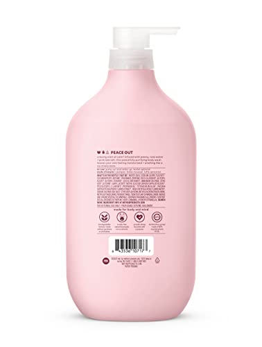 Method Body Wash - Moisturizing Cleanse with Peony & Rose Water, Biodegradable - 28oz