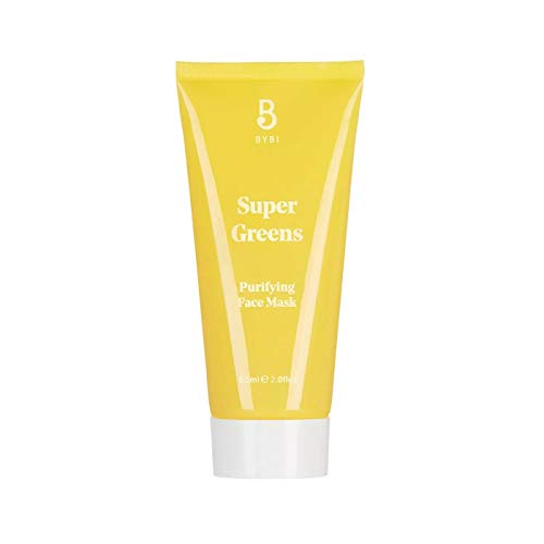 BYBI Super Greens Purifying Face Mask - Nourishes & Detoxifies, Gentle for All Skin Types - 2 fl oz