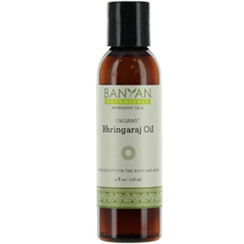 Banyan Botanicals Bhringaraj Hair Oil - Nourishing for Hair Growth & Scalp Health - 4oz