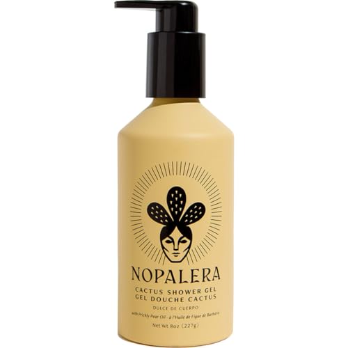 Nopalera Body Wash - Nourishing Prickly Pear & Blue Agave for Soft Skin - 8 oz, Vegan, Amber Citrus