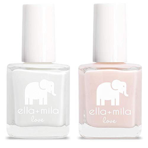 ella+mila Nail Polish Set - Quick Dry, Non-Toxic & Vegan Formula - Love Collection 2 Pack