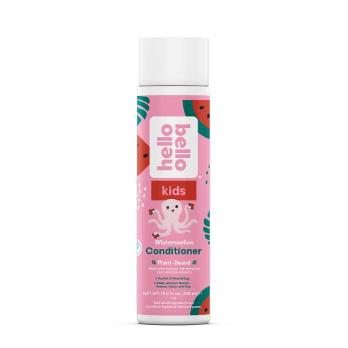 Hello Bello Kids Conditioner - Hypoallergenic, Nourishing Coconut & Aloe - Watermelon, 10oz