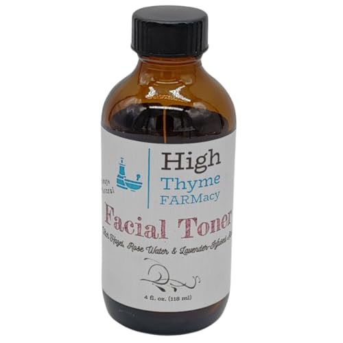 All-Natural Lavender Aloe & Rose Water Toner - Hydrates, Balances pH - 3 Ingredients, 4oz