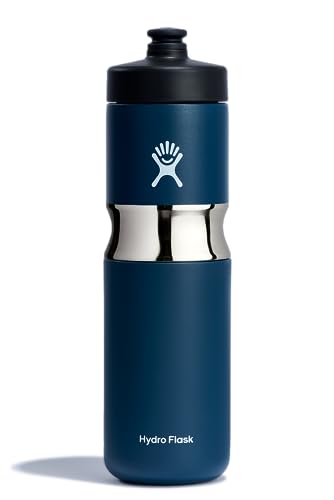 Hydro Flask 20 oz Wide Mouth Water Bottle - Vacuum Insulated, BPA-Free, Dishwasher Safe - Indigo