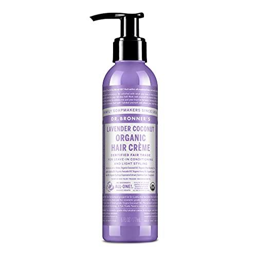 Dr. Bronner's Organic Conditioner - Nourishes & Strengthens Hair, Non-GMO, 6oz Lavender Coconut