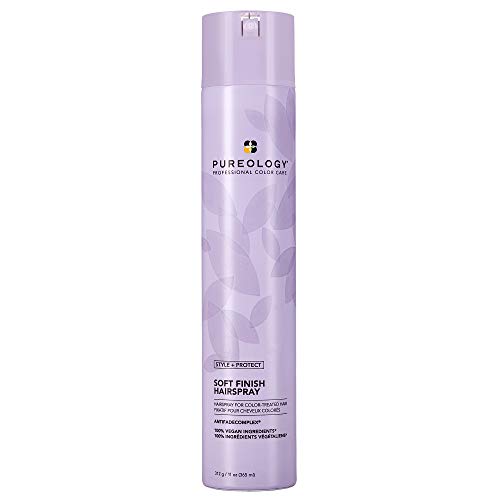 Pureology Hairspray - Flexible Hold, Non-Drying, Vegan, Color-Treated Hair Protection - 11oz