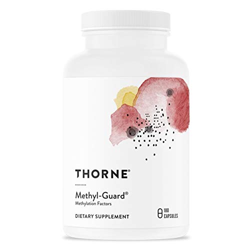 THORNE Methyl-Guard - Methylation Support, Active Folate & B12, Allergen-Free - 180 Capsules